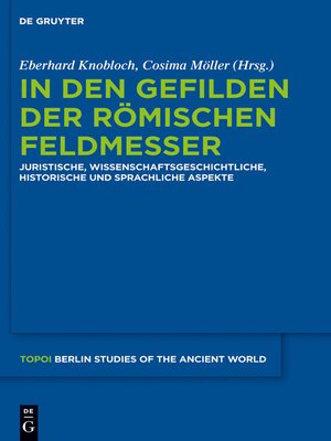 cover image of In den Gefilden der römischen Feldmesser